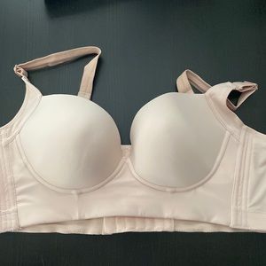 Wide banded bra